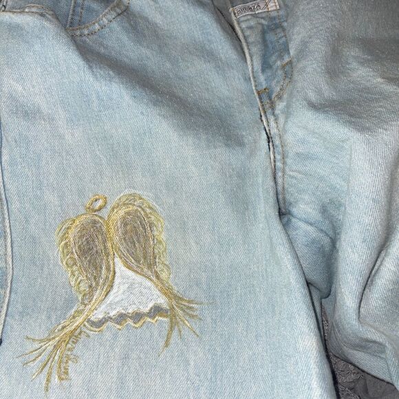 Vintage FORENZA High Waisted Jeans with Personal Artwork - Picture 2 of 12